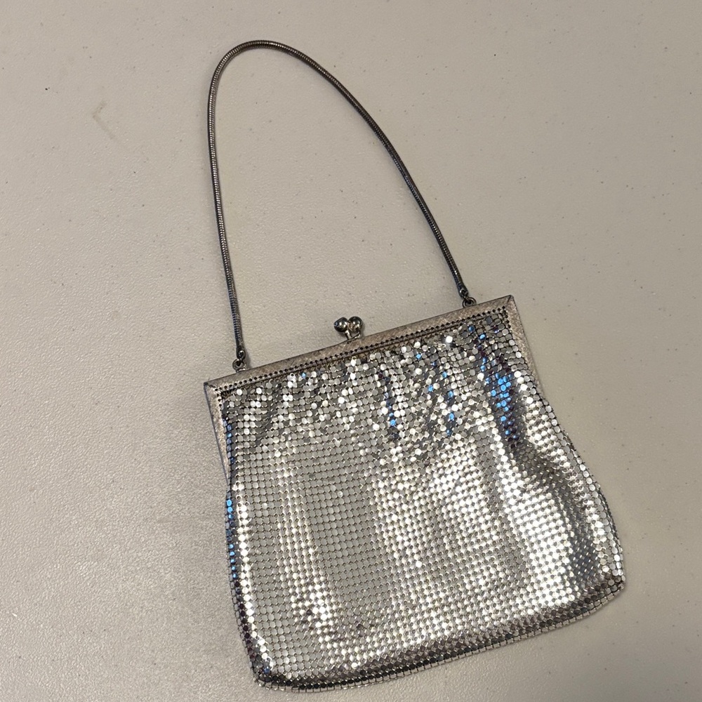Elegant Silver Evening Bag
